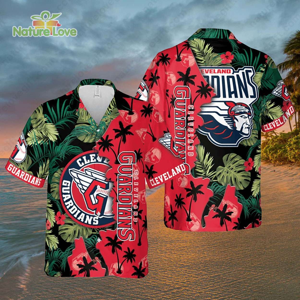 San Francisco Giants Tropical Leaves Beach Palms MLB - Adult & Kids T-Shirts, Sweatshirts & Hoodies apparel design preview 1