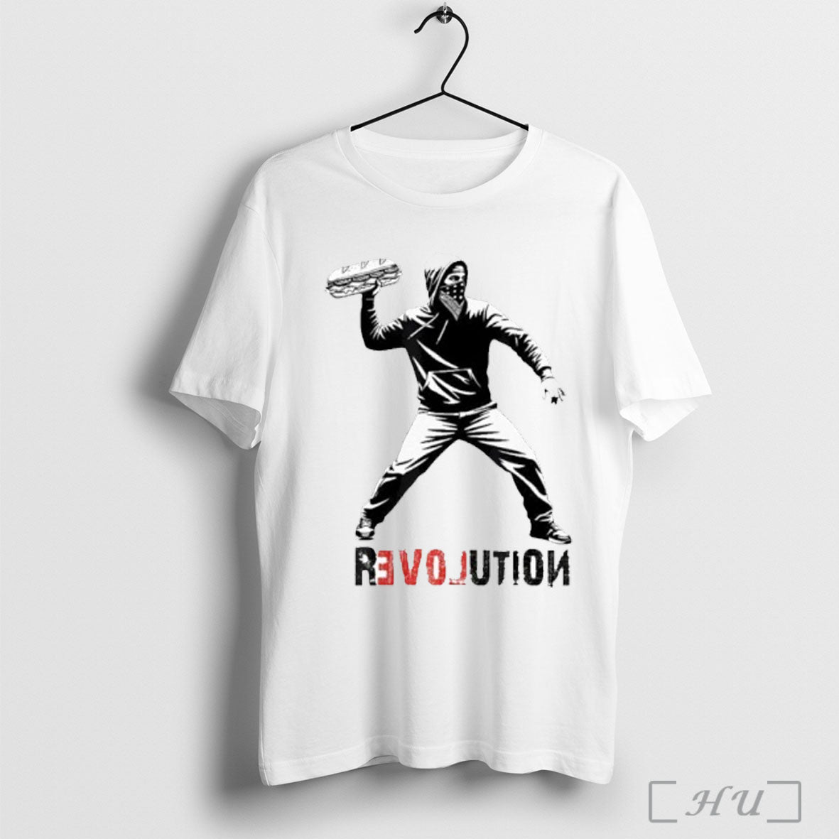 Sandwich Guy Free Dc Revolution - Adult & Kids T-Shirts, Sweatshirts & Hoodies apparel design preview 1