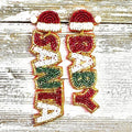 Santa Baby Beaded Earrings - Adult & Kids T-Shirts, Sweatshirts & Hoodies apparel design preview 1
