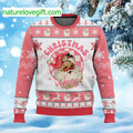 Santa Christmas Vibes Ugly Christmas Sweater - Holiday Gift product image