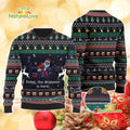 Santa Claus Plays Drum Funny Ugly Christmas Sweater - Holiday Gift product image