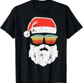 Santa Face Retro Sunglasses Xmas - Adult & Kids T-Shirts, Sweatshirts & Hoodies apparel design preview 1
