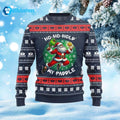 Santa Ho Ho Hold My Paddle Pickleball Ugly Christmas Sweater - Holiday Gift product image