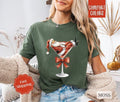 Santa Martini Comfort Colors - Adult & Kids T-Shirts, Sweatshirts & Hoodies apparel design preview 1