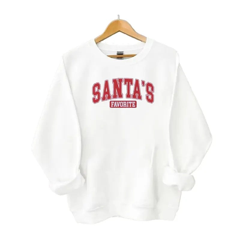 Santa'S Favorite Classic Cotton Fitted - Adult & Kids T-Shirts, Sweatshirts & Hoodies apparel design preview 1