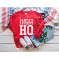 Santa'S Favorite Ho Funny Santa Best Friend - Adult & Kids T-Shirts, Sweatshirts & Hoodies apparel design preview 1