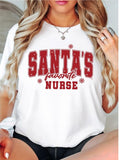 Santa'S Future Nurse New Nursing Student Short Sleeve - Adult & Kids T-Shirts, Sweatshirts & Hoodies apparel design preview 1