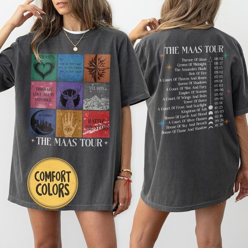 Sarah J. Maas Eras Tour Mass Acotar Crescent City - Adult & Kids T-Shirts, Sweatshirts & Hoodies apparel design preview 1