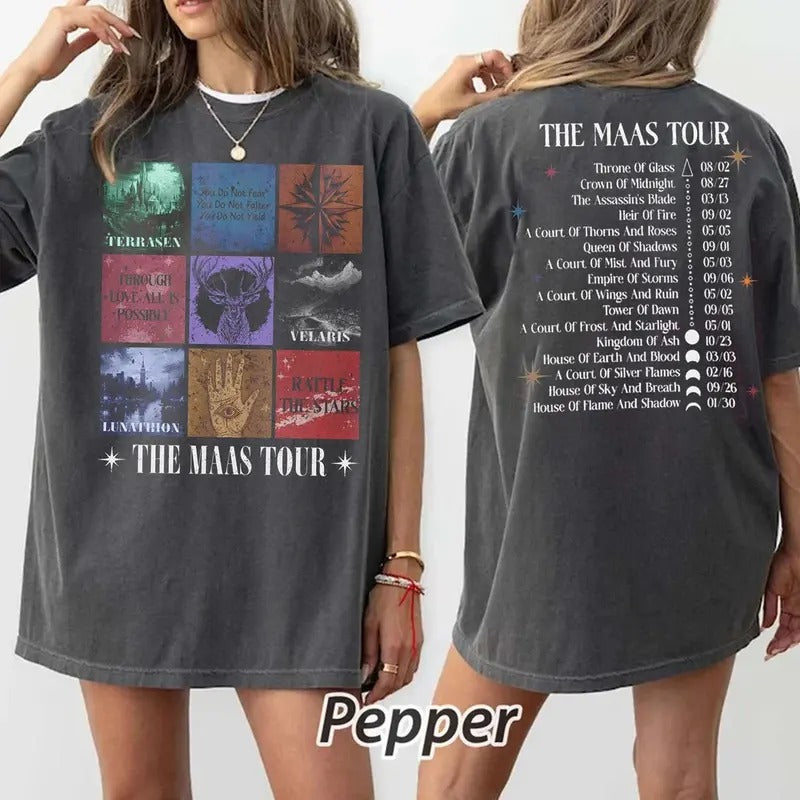 Sarah J. Maas Eras Tour Comfort Colors ACOTAR - Adult & Kids T-Shirts, Sweatshirts & Hoodies apparel design preview 1