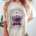 Sarah J Maas Lady Death Live Concert - Adult & Kids T-Shirts, Sweatshirts & Hoodies apparel design preview 1