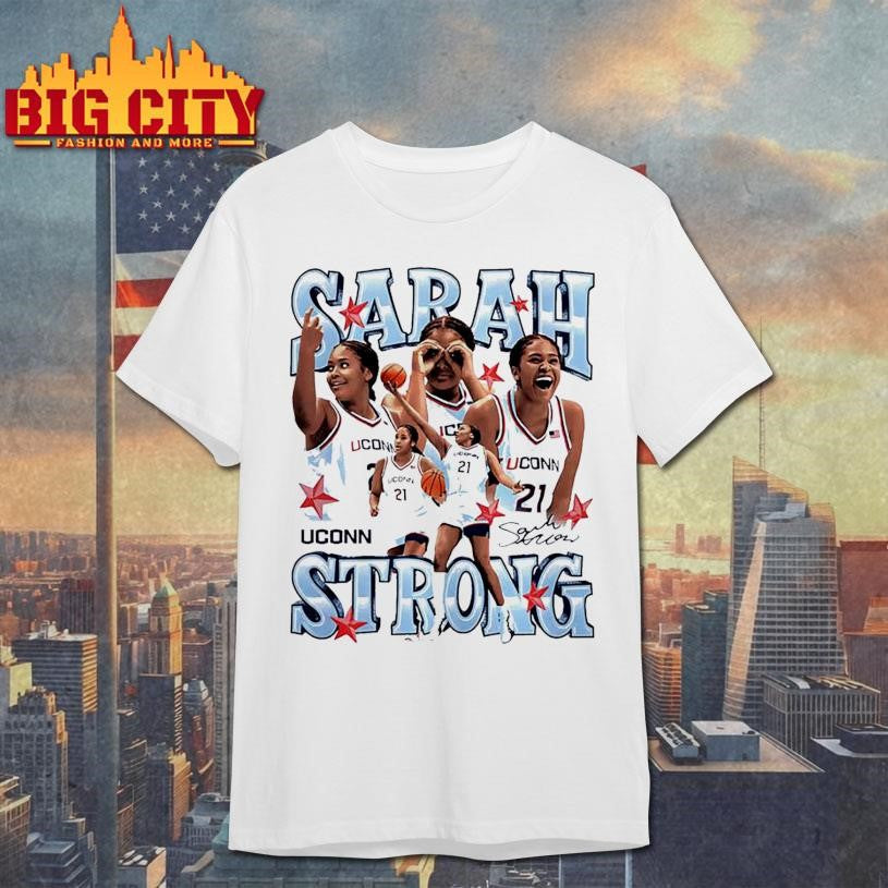 Sarah Strong UConn Huskies Stars vintage - Adult & Kids T-Shirts, Sweatshirts & Hoodies apparel design preview 1