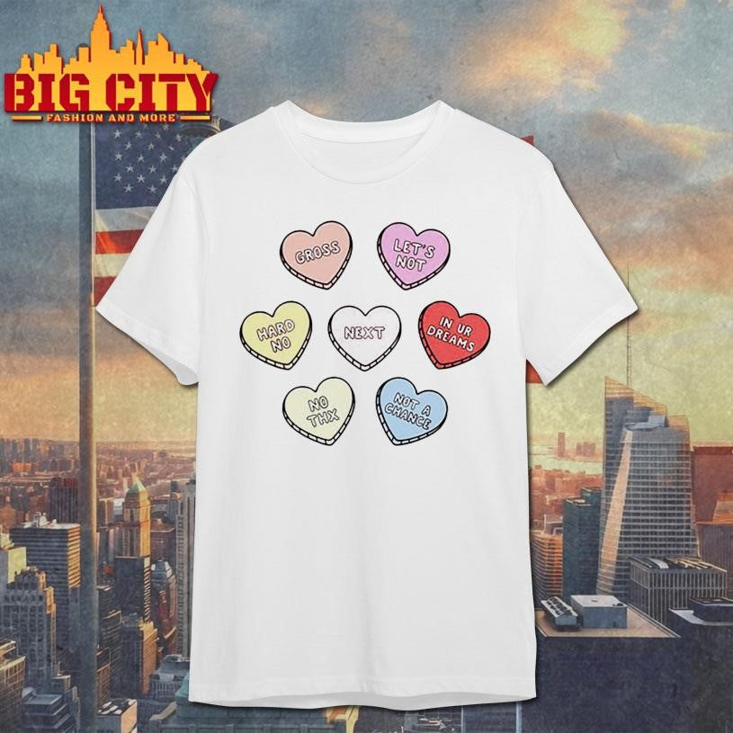Sarcastic candy hearts - Adult & Kids T-Shirts, Sweatshirts & Hoodies apparel design preview 1