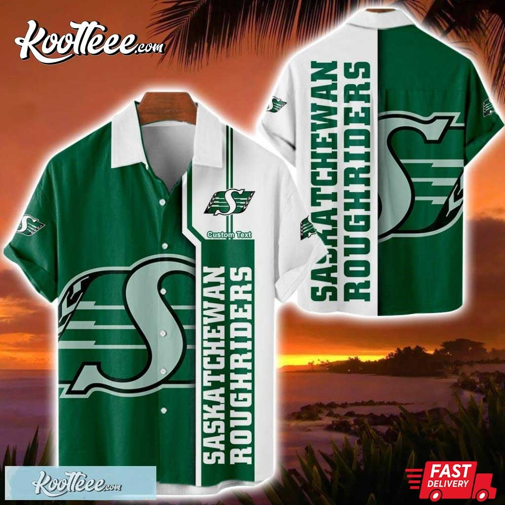 Saskatchewan Roughriders Custom Name Hawaiian - Adult & Kids T-Shirts, Sweatshirts & Hoodies apparel design preview 1
