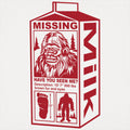 Sasquatch Milk Carton - Adult & Kids T-Shirts, Sweatshirts & Hoodies apparel design preview 1
