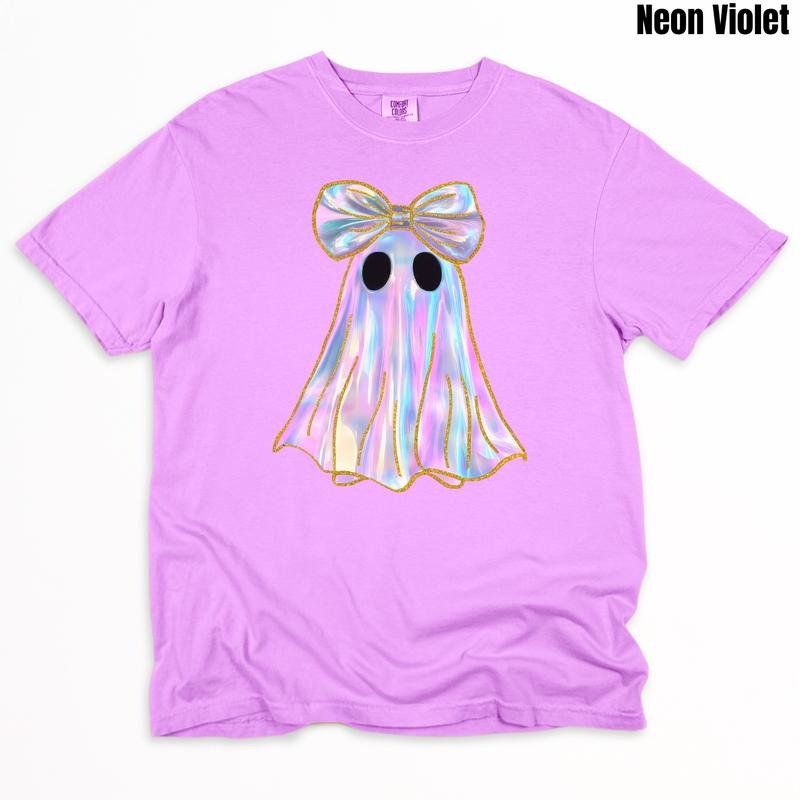 Satin Shine Ghostie Comfort Colors 'NLB' - Adult & Kids T-Shirts, Sweatshirts & Hoodies apparel design preview 1