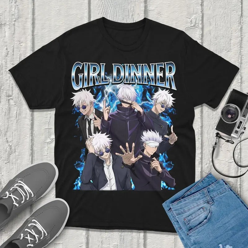 Satoru Gojo Jujutsu Kaisen Vintage Streetwear - Adult & Kids T-Shirts, Sweatshirts & Hoodies apparel design preview 1