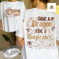 Save Dragon Ride Wingleader Xaden Riorson Riders Wing - Adult & Kids T-Shirts, Sweatshirts & Hoodies apparel design preview 1