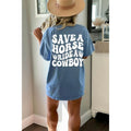 Save Horse Ride Cowboy D Western Country Concert - Adult & Kids T-Shirts, Sweatshirts & Hoodies apparel design preview 1