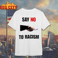 Say No To Racism Bigfoot And Human - Adult & Kids T-Shirts, Sweatshirts & Hoodies apparel design preview 1