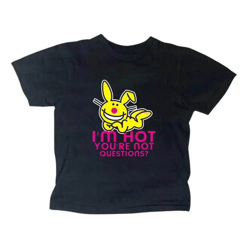 Scene Happy Bunny Baby Gothic Emo Girl Top Fitted - Adult & Kids T-Shirts, Sweatshirts & Hoodies apparel design preview 1