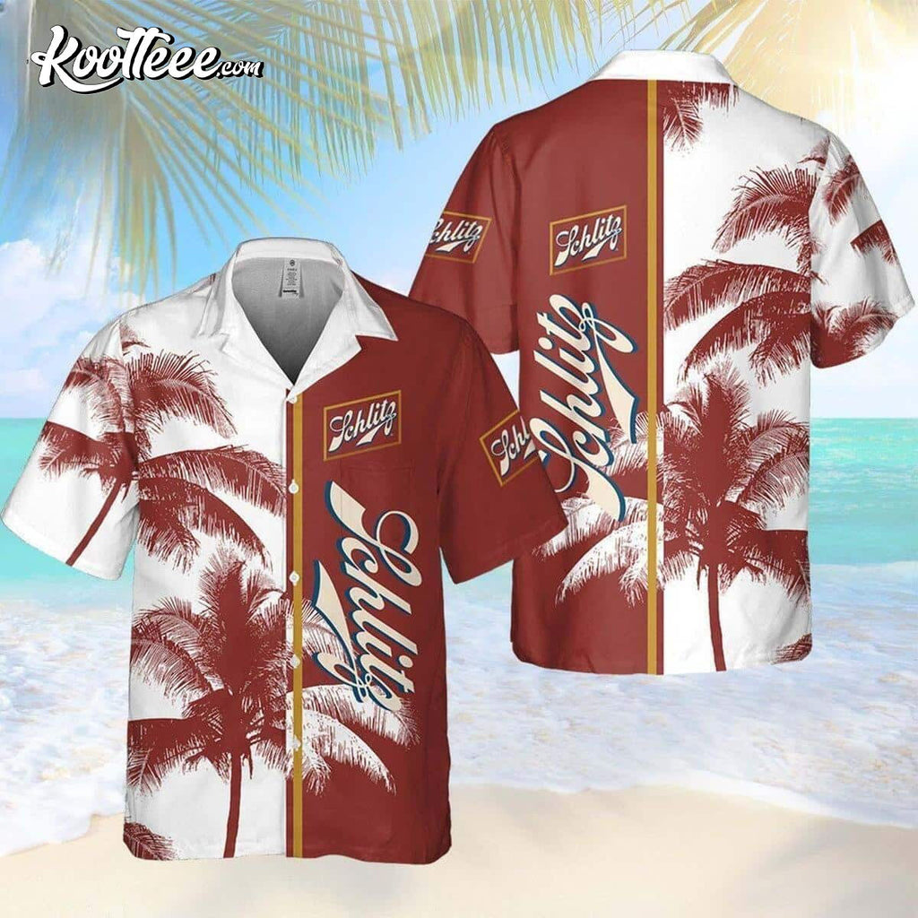 Schlitz Beer Beach Vacation Gift Hawaiian - Adult & Kids T-Shirts, Sweatshirts & Hoodies apparel design preview 1