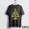 School Bus Christmas Tree Lights Driver Xmas Pajamas - Adult & Kids T-Shirts, Sweatshirts & Hoodies apparel design preview 1