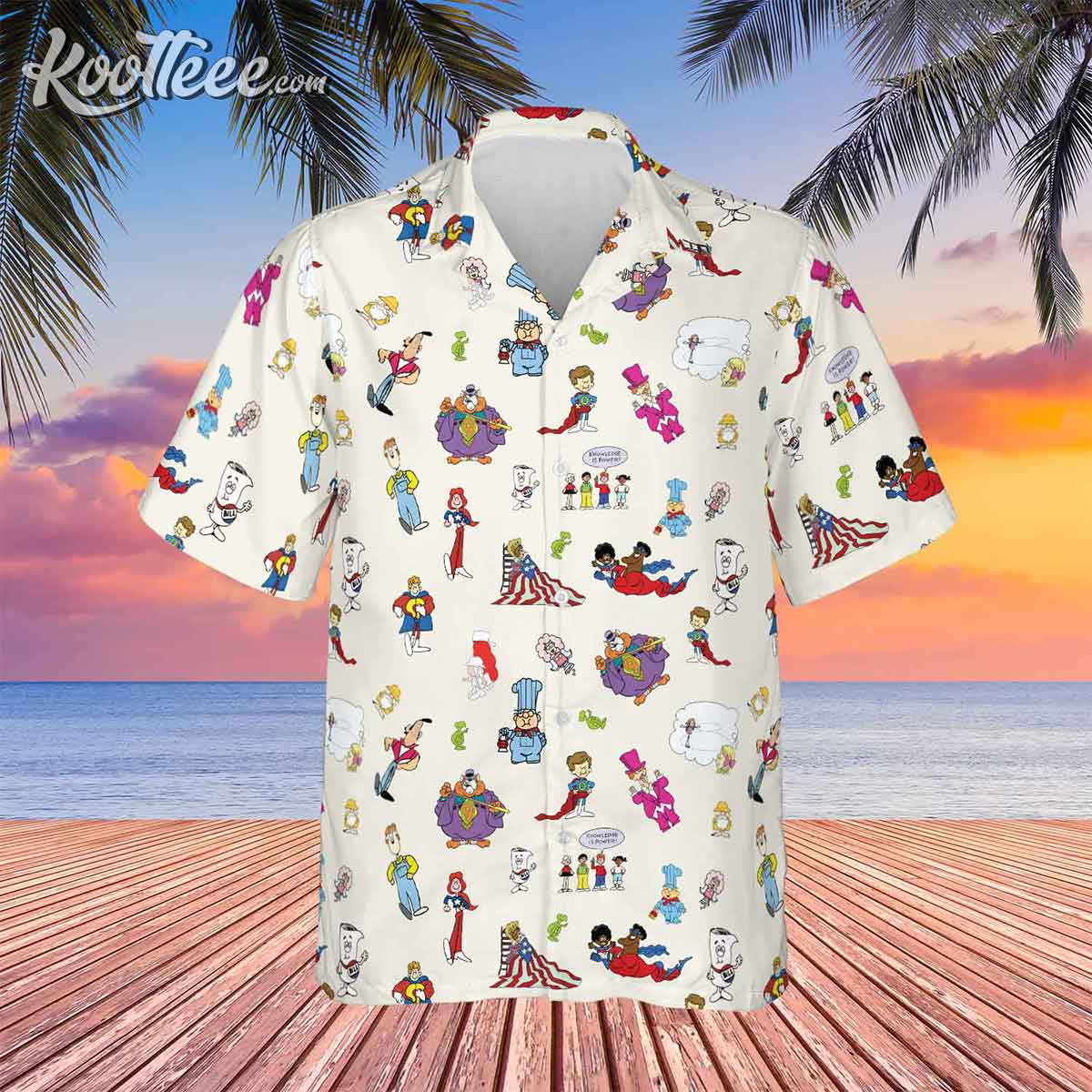 Schoolhouse Rock Hawaiian - Adult & Kids T-Shirts, Sweatshirts & Hoodies apparel design preview 1