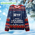 Science WTF The Element of Surprise Ugly Christmas Sweater - Holiday Gift product image