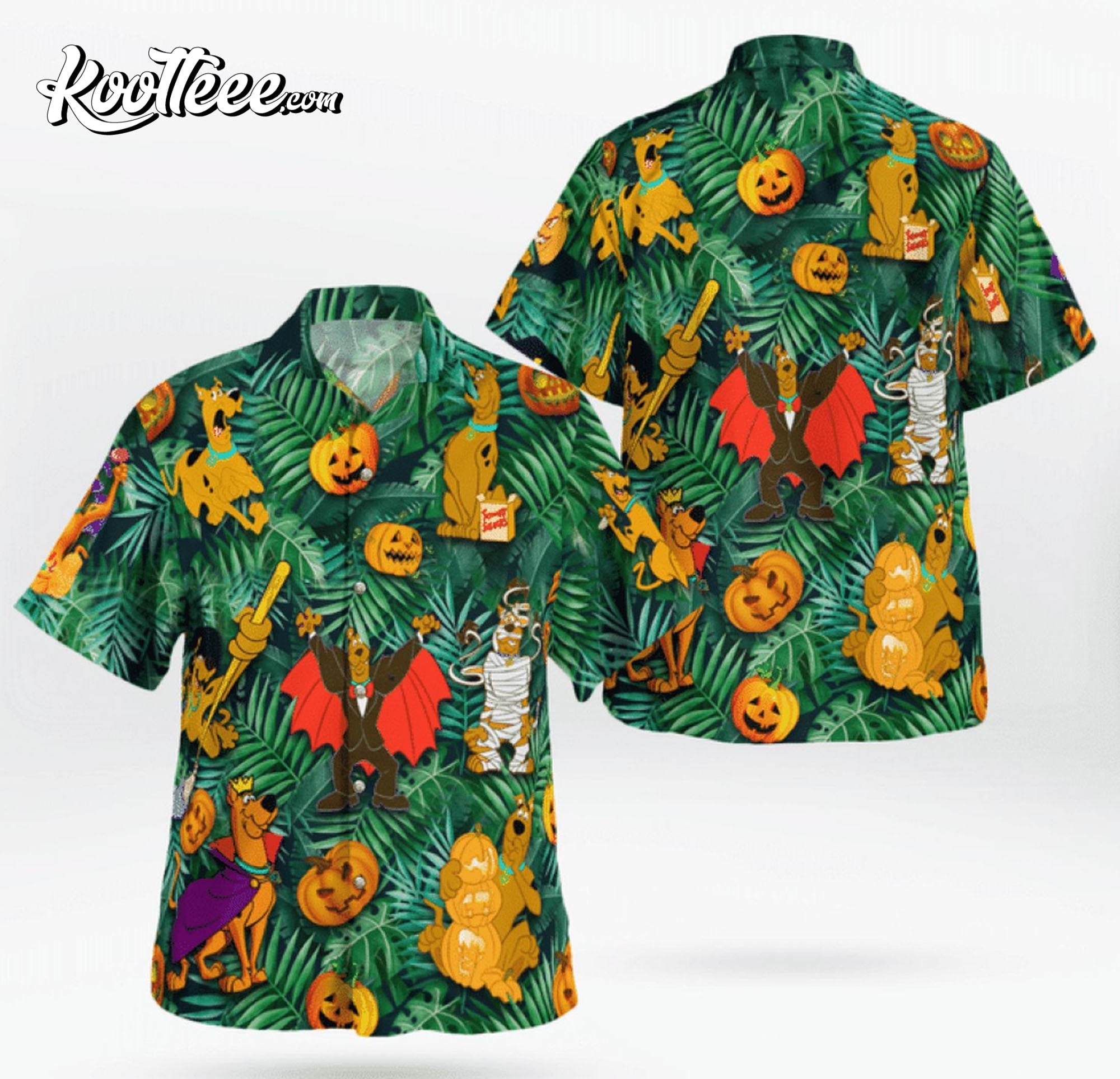Scooby Doo Halloween Costume Hawaiian - Adult & Kids T-Shirts, Sweatshirts & Hoodies apparel design preview 1