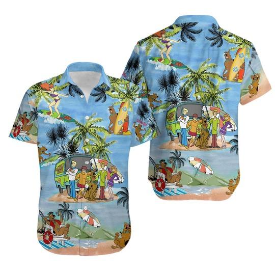 Scooby doo hawaiian gift for family and friend - Adult & Kids T-Shirts, Sweatshirts & Hoodies apparel design preview 1