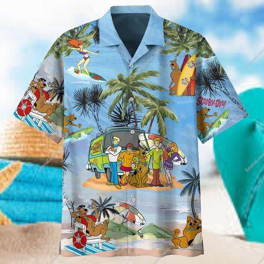 Scooby doo hawaiian gift for family and friend - Adult & Kids T-Shirts, Sweatshirts & Hoodies apparel design preview 1