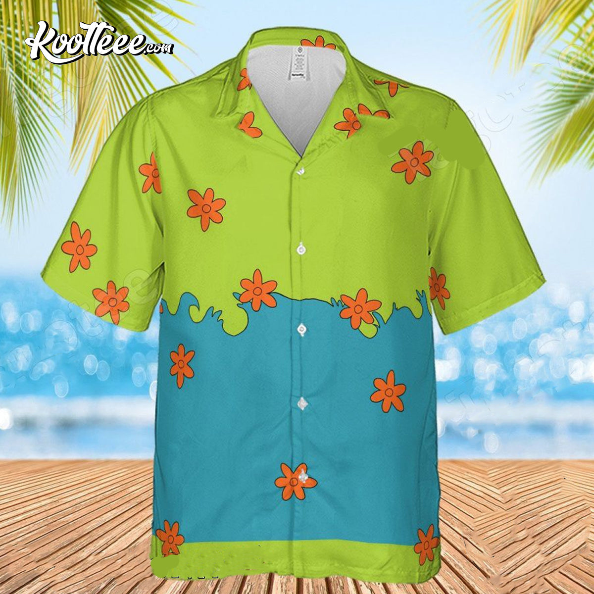 Scooby Doo The Mystery Machine Aloha Hawaiian - Adult & Kids T-Shirts, Sweatshirts & Hoodies apparel design preview 1