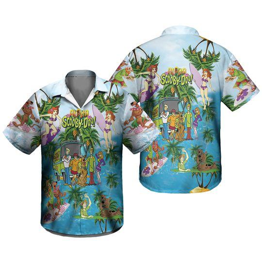 Scooby-doo tropical hawaiian gift for family and - Adult & Kids T-Shirts, Sweatshirts & Hoodies apparel design preview 1