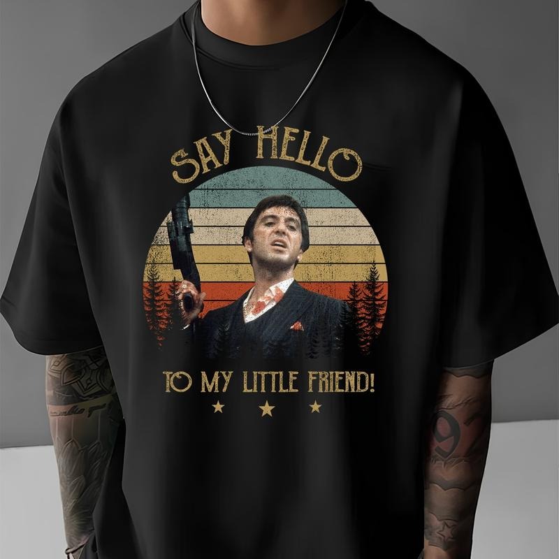 Scr4face Say Hello My Little Friend - Adult & Kids T-Shirts, Sweatshirts & Hoodies apparel design preview 1