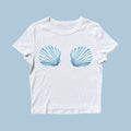 Sea Shell Baby Vintage Collage Seashell Coastal - Adult & Kids T-Shirts, Sweatshirts & Hoodies apparel design preview 1