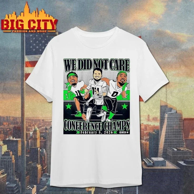 Seahawks 2026 We Did Not Care Conference Champs - Adult & Kids T-Shirts, Sweatshirts & Hoodies apparel design preview 1