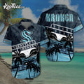 Seattle Kraken NHL Hawaiian - Adult & Kids T-Shirts, Sweatshirts & Hoodies apparel design preview 1
