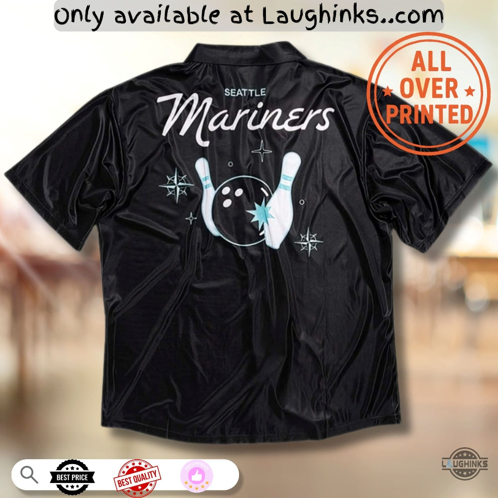 Seattle Mariners Bowling Night Hawaiian Giveaway 13 - Adult & Kids T-Shirts, Sweatshirts & Hoodies apparel design preview 1