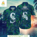 Seattle Mariners Hawaiian MLB Baseball Apparel - Adult & Kids T-Shirts, Sweatshirts & Hoodies apparel design preview 1