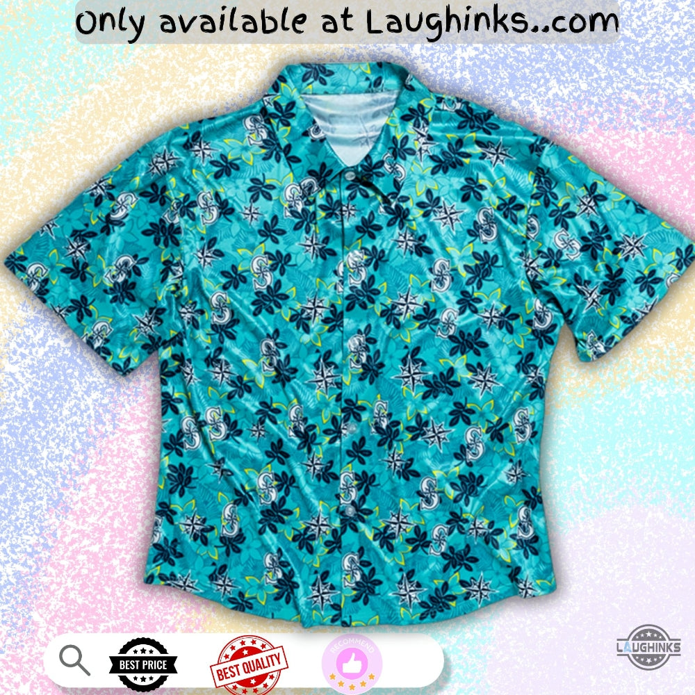 Seattle Mariners Sga Hawaiian 8 2 2025 - Adult & Kids T-Shirts, Sweatshirts & Hoodies apparel design preview 1