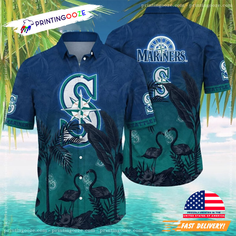 Seattle Mariners Tropical Delight Hawaiian - Adult & Kids T-Shirts, Sweatshirts & Hoodies apparel design preview 1