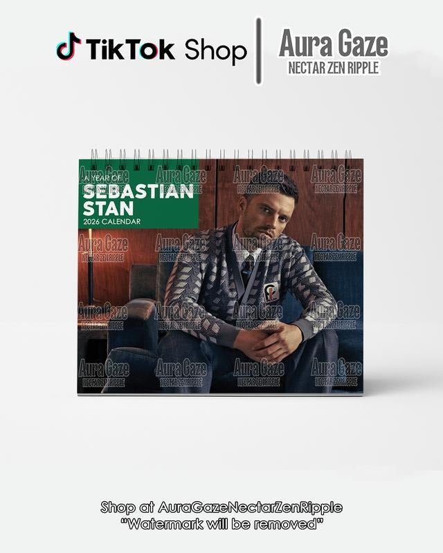 Sebastian Stan 2026 Wall Calendar Planner Unique Fan - Adult & Kids T-Shirts, Sweatshirts & Hoodies apparel design preview 1