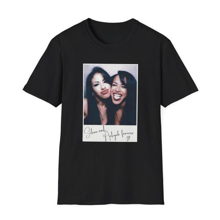 Selena Aaliyah Softstyle Hot Music - Adult & Kids T-Shirts, Sweatshirts & Hoodies apparel design preview 1