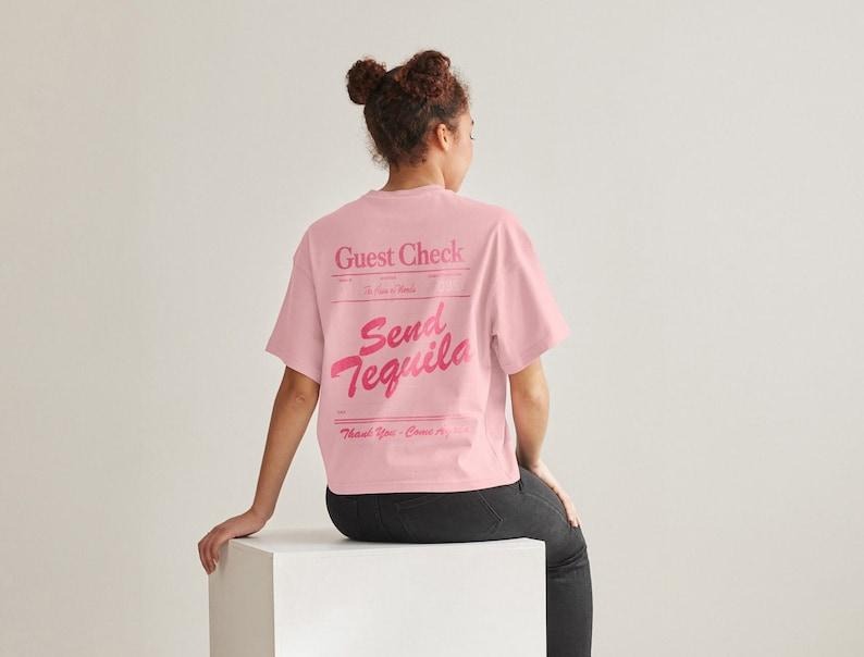 Send Tequila Pink Alcohol Party Funny Alcoholic Drink - Adult & Kids T-Shirts, Sweatshirts & Hoodies apparel design preview 1