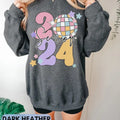 Senior 2024 Retro Class Groovy Disco Graduation Sweat - Adult & Kids T-Shirts, Sweatshirts & Hoodies apparel design preview 1