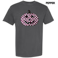 Sequin Checkered Pink Pumpkin Patch Comfort Colors - Adult & Kids T-Shirts, Sweatshirts & Hoodies apparel design preview 1