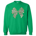 Sequin Red Green Bow Patch - Adult & Kids T-Shirts, Sweatshirts & Hoodies apparel design preview 1