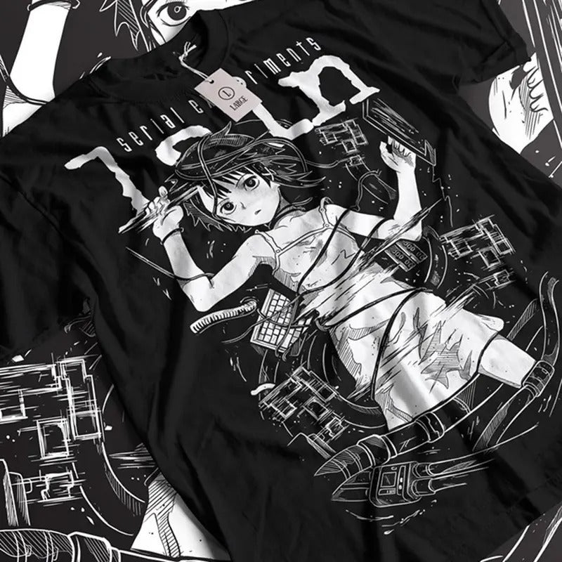 Serial Experiments Lain Science Fiction Anime - Adult & Kids T-Shirts, Sweatshirts & Hoodies apparel design preview 1
