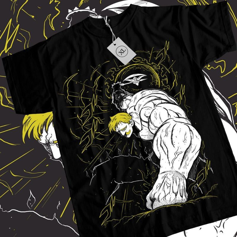 Seven Deadly Sins Escanor Lion Sin Pride Anime Manga - Adult & Kids T-Shirts, Sweatshirts & Hoodies apparel design preview 1