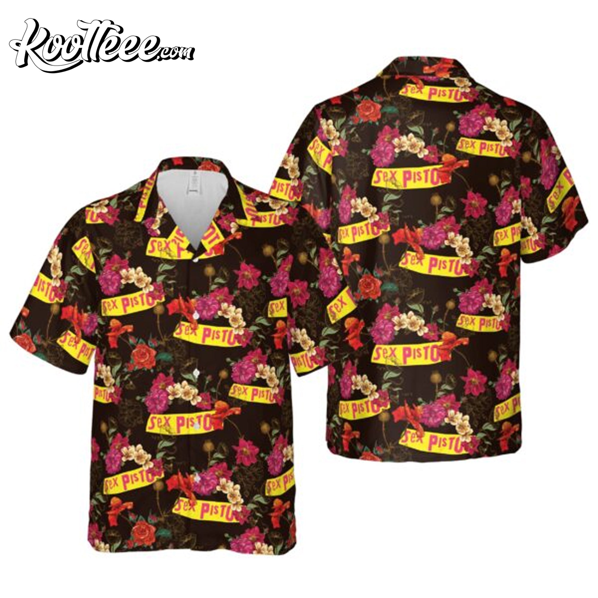 Sex Pistols Punk Rock Hawaiian - Adult & Kids T-Shirts, Sweatshirts & Hoodies apparel design preview 1